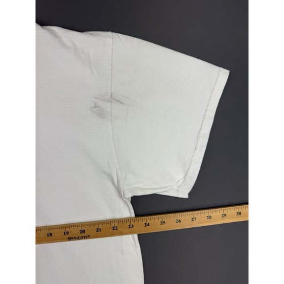 Vintage Y2K Slush Puppie Drink Snack Junk Food Sweet White Shirt Promo XL Rare - Picture 10 of 11